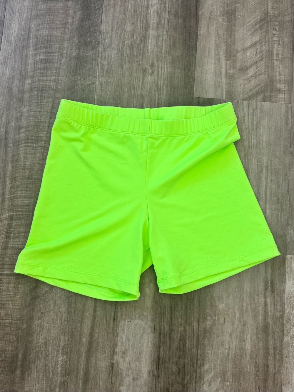 Saski Neon Lime Active Shorts